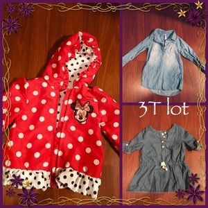 🌺 Girls 3T lot - Jacket and Two dresses